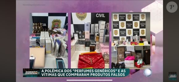 Investigação revela 125 frascos de perfumes falsificados ligados à modelo