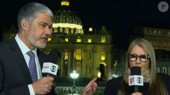 William Bonner x Ilze Scamparini: então âncora do 'Jornal Nacional' teria desagradado a correspondente internacional com uma 'brincadeira' e um 'climão' ficou evidente