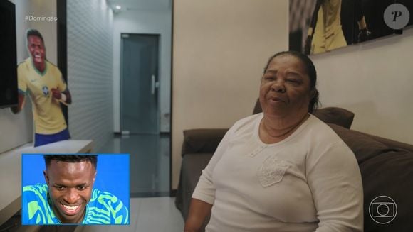 Vini Jr. se surpreendeu ao ver que o vídeo era de sua avó