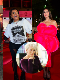 Quem Miranda Priestly aprovaria? Sabrina Sato de alta-costura e Tati Quebra Barraco ousadíssima! +20 fotos dos looks na première de 'O Diabo Veste Prada 2'