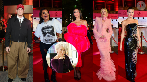 Quem Miranda Priestly aprovaria? Sabrina Sato de alta-costura, Tati Quebra Barraco ousadíssima e +20 fotos dos looks na première de 'O Diabo Veste Prada 2'