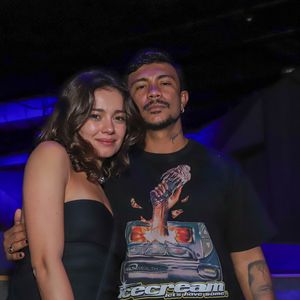 Após reatarem o namoro, Sophie Charlotte e Xamã apareceram juntinhos para curtir o show de Marcelo Falcão e Criolo, na noite de sexta-feira (23)