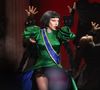 Logo na segunda música, 'Abracadabra', Lady Gaga homenageou o Brasil com um look verde e azul
