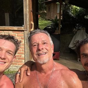 O sítio na serra também é ponto de encontro da família: os filhos Diogo e Pedro cresceram frequentando o espaço e mantêm forte ligação com o estilo de vida escolhido pelo pai