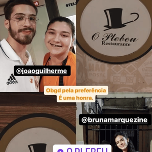 Em 2023, Bruna e João foram vistos juntos em um bar em Botafogo, Rio de Janeiro. Funcionários do local registraram o encontro com fotos separadas ao lado de cada um. O casal curtiu uma roda de samba de forma discreta, evitando chamar atenção.