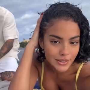 Bella Campos aumentou os rumores de um romance com Zé Felipe neste domingo, 13 de julho de 2025