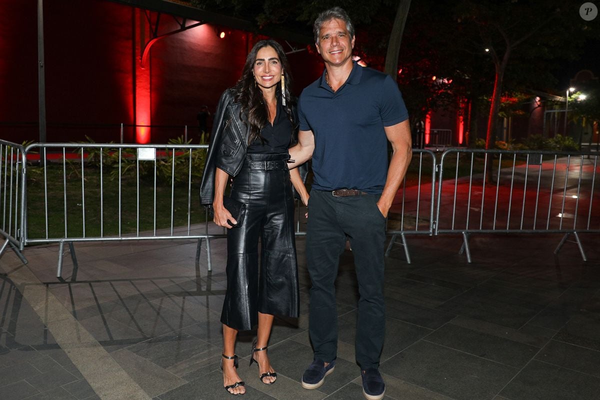 Foto: Márcio Garcia foi a mulher, Andrea Santa Rosa, ao aniversário de ...