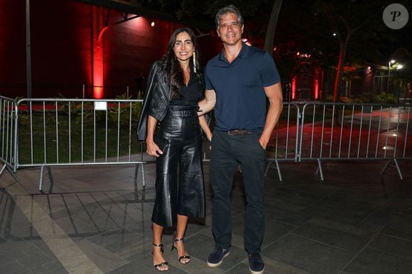 Márcio Garcia foi a mulher, Andrea Santa Rosa, ao aniversário de 18 anos de Benício Huck, filho do meio de Angélica e Luciano Huck, em outubro de 2025