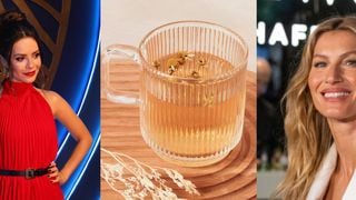 Chá de camomila: os benefícios que Gisele, Sandy, Grazi Massafera e mais 4 famosas já comprovaram com a bebida baratinha na dieta e rotina de beleza