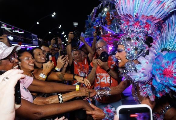 Sabrina Sato é rainha de bateria da Gaviões da Fiel desde 2019 e nunca foi campeã com a escola, cujo último título é de 2003