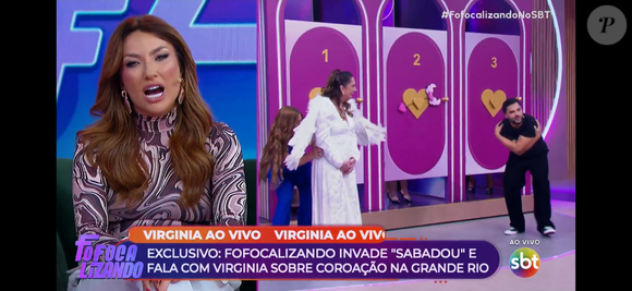 Influenciadora se esconde atrás da mãe caracterizada de cupido após perceber indireta sobre suposto affair