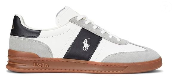 Heritage Aera, de couro e camurça, da Ralph Lauren