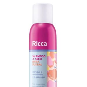 Shampoo A Seco Brisa Floral (Ricca) 150ml | R$ 28,99 - Solução prática para a rotina, shampoo a seco absorve oleosidade e elimina até 99,99% das bactérias