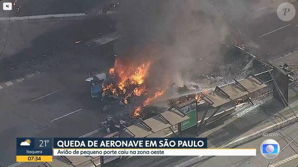 'Explodiu na hora': pânico atingiu testemunhas da queda de avião em São Paulo