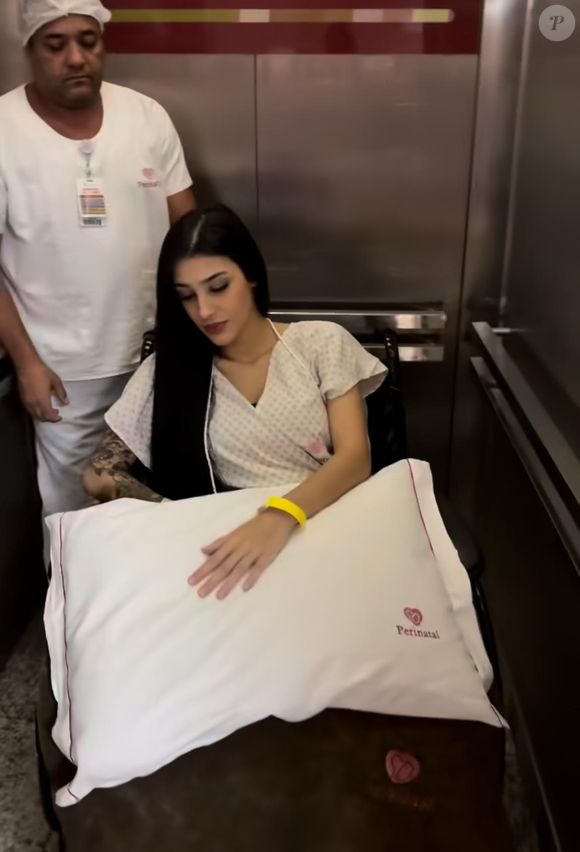 Maysha, filha de Bia Miranda, nasceu prematura.