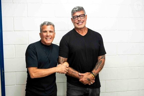 Alexandre Frota e Eri Johnson participam do quadro ‘Batalha do Lip Sync’ no ‘Domingão com Huck’ deste domingo (08)