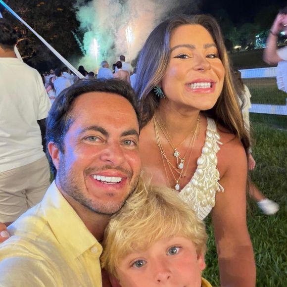 Nos comentários da publicação, muitos fãs se impressionaram com o tamanho do filho de Thammy e Andressa