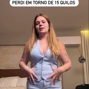 Viih Tube também entregou uma redução de manequim: antes ela usava 44, agora está nos 40