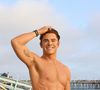 Prestes a completar 40 anos, Zac Efron ainda é lembrado pelo físico impressionante que exibiu em Baywatch: S.O.S. Malibu (2017)
