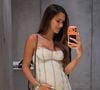 Grávida da terceira filha, Bruna Biancardi exibe barriga de gravidez e indica nome da bebê, irmã de Mavie e Mel: 'Minha e amada' - depois, famosa apagou a legenda