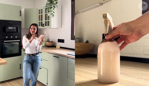 Ao misturar os três ingredientes em um borrifador, você tem um aroma de limpeza que pode utilizar em diferentes tecidos da casa