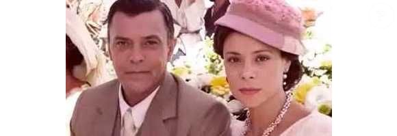 Raymundo de Souza e Vanessa Gerbelli na novela 'Cabocla'
