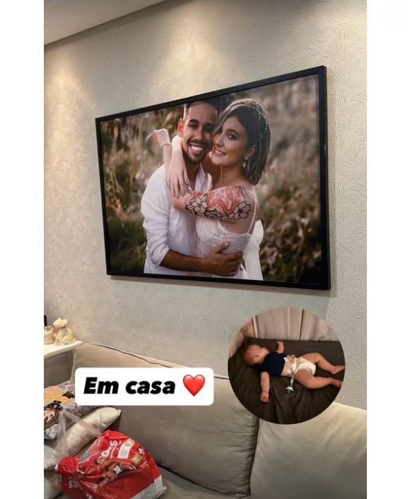 Marido de Isabel Veloso, Lucas Borbas relatou que mantém a casa como a influencer deixou antes de nova internação na UTI