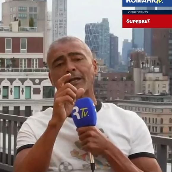 Romário afirmou que não teve a intenção de criticar Fernanda Gentil