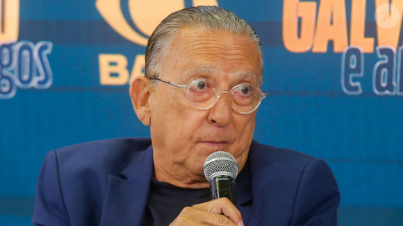 Galvão Bueno segue no aguardo de autorização da Band para participar da cobertura do sorteio da Copa no SBT