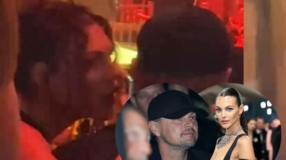 Leonardo DiCaprio faz rara aparição com a namorada 24 anos mais jovem, Vittoria Ceretti, e gesto inesperado intriga a web: 'Que horror'