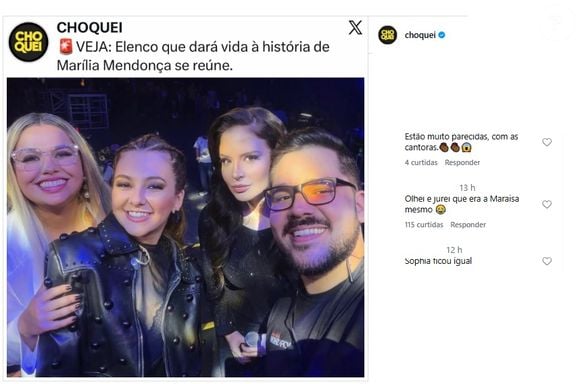 'Ficou idêntica à Maraisa': ex-atriz mirim do SBT, hoje aos 21 anos, Sophia Valverde surpreende por semelhança com a sertaneja no filme biográfico de Marília Mendoça