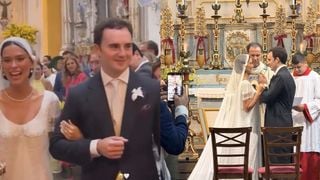 Vestido de noiva Givenchy inspirado em filme de 1964: atriz de 'A Nobreza do Amor', Theresa Fonseca rouba a cena em casamento deslumbrante com diretor teuto-brasileiro. Veja fotos!