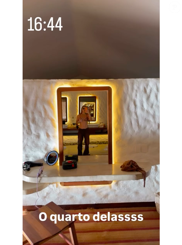 Virgínia Fonseca compartilhou detalhes da pousada em seus stories do Instagram e roubou a cena pelo luxo no local