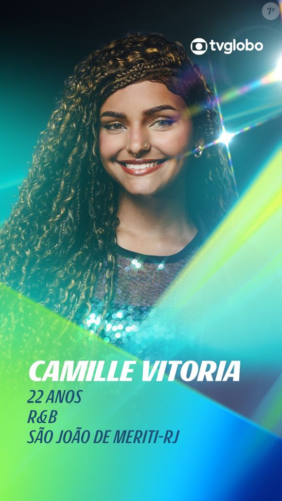 'Estrela da Casa': carioca da gema, Camille Vitória vem de São João de Meriti (RJ) e fez seu nome cantando em karaokês e bares. Filha única, formada em Terapia Ocupacional pela UFRJ, ela divide o tempo entre o sonho de viver da música e os incentivos da mãe e do namorado. Já foi backing vocal de nomes como BK e Azzy e representa o R&B com muita história na bagagem.