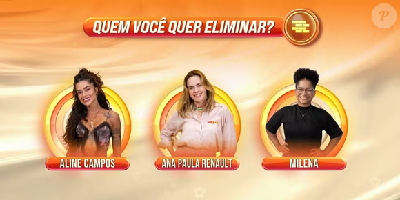 Milena, Ana Paula Renault e Aline Riscado disputam a preferência do público no primeiro Paredão do BBB 26