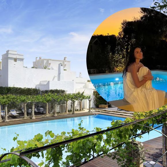Diárias de R$ 29,7 mil, piscina privativa e mais: o refúgio de luxo de Bruna Marquezine em férias na Itália é uma antiga masseria do século 16