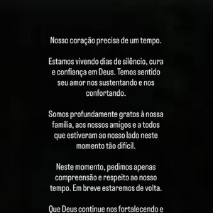 Gabriel Medina e Isabella Arantes fizeram um emocionante desabafo após a perda gestacional do primeiro filho e pediram respeito ao momento delicado