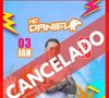 O Festival de Verão em Ubatuba também cancelou o show de MC Daniel