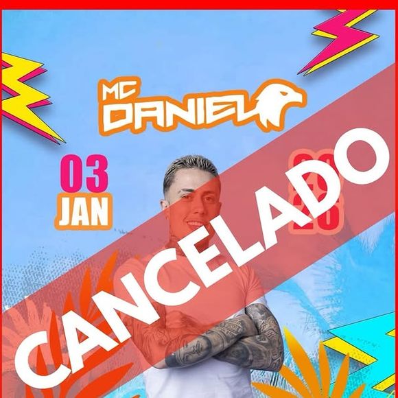 O Festival de Verão em Ubatuba também cancelou o show de MC Daniel