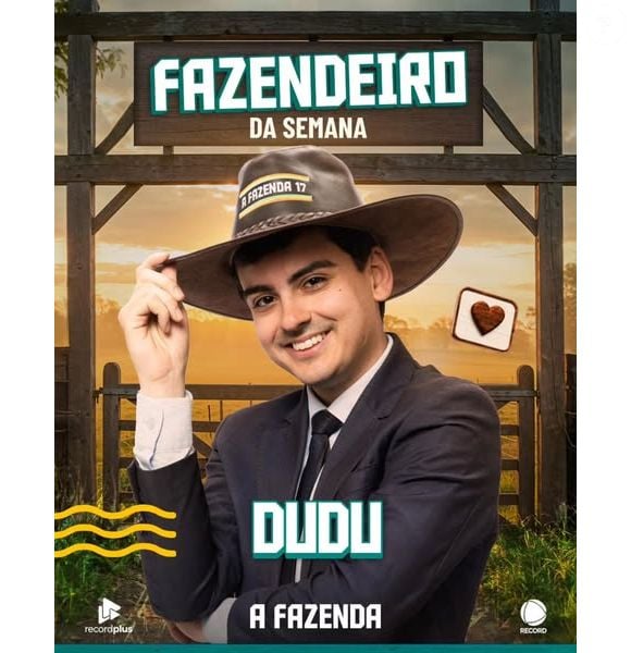 Dudu Camargo é o Fazendeiro da semana
