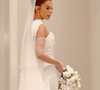 Vestido de Giovanna Lancellotti é da grife inglesa Vivianne Westwood e teve decote drapeado