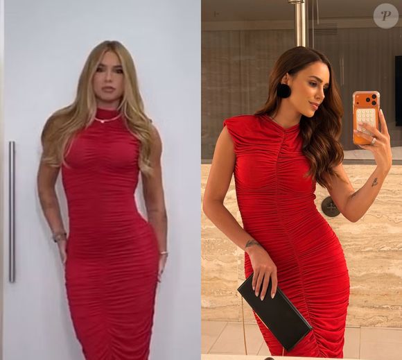 Bruna Biancardi repete vestido idêntico ao de Virgínia em Miami com Neymar