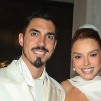 Casamento Giovanna Lancellotti e Gabriel David: atriz de 'Dona de Mim' define sentimento do 'sim' após 4 anos de namoro. 'Encontro do amor'
