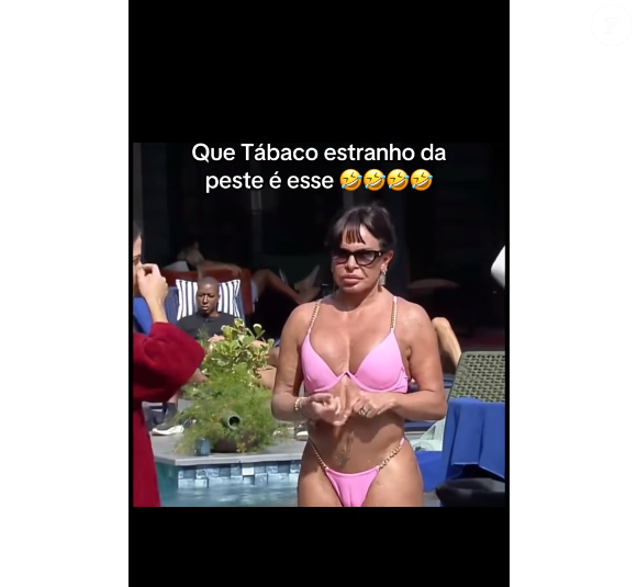 Gretchen: ‘Que tabaco estranho da peste é esse?’, diz o título do vídeo que circulou na web