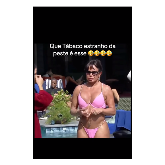 Gretchen: ‘Que tabaco estranho da peste é esse?’, diz o título do vídeo que circulou na web