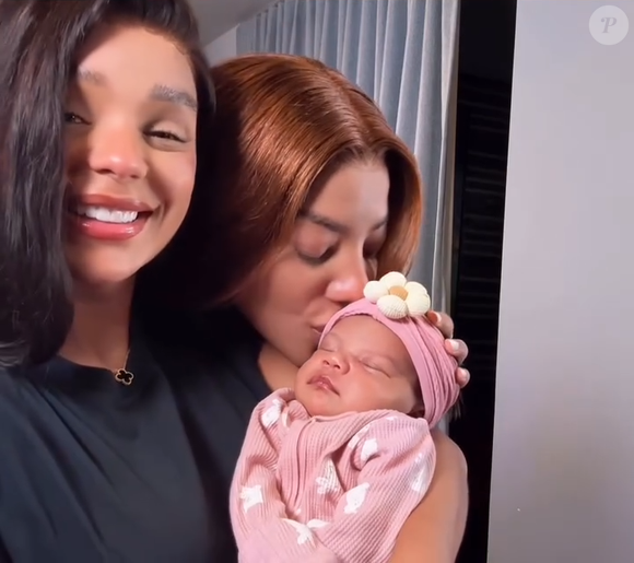 Ludmilla sobre vídeo com a filha e a esposa: ‘Esse é nosso paraíso’
