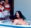 Luiza Ambiel após deixar a 'Banheira do Gugu', no SBT, esteve no reality 'Casa dos Artistas 3' (2002)