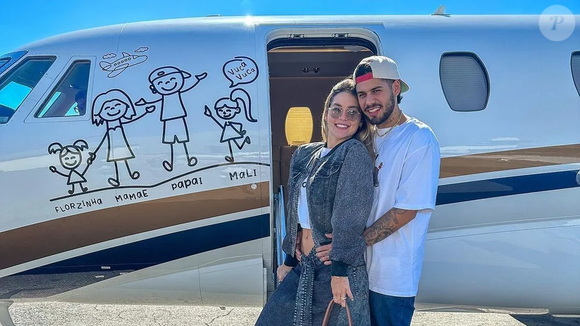 Em 2023, Virginia Fonseca presenteou o esposo Zé Felipe com um jatinho.
