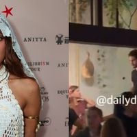 Beijo apaixonado e mãos dadas: Anitta tenta se esconder, mas flagra no Rio entrega novo affair com ator bonitão já apontado como romance de Bruna Marquezine