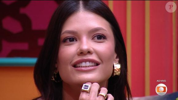 Vitória Strada se surpreendeu ao ouvir fofoca no Sincerão desta segunda (3) no 'BBB 25'